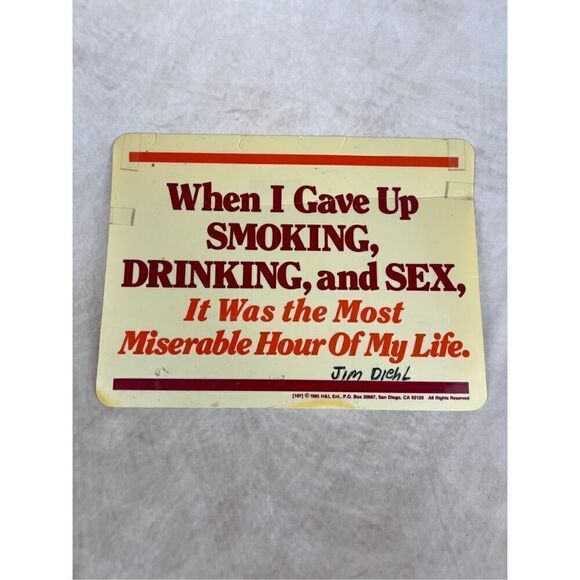 Vintage Funny Sign - Picture 1 of 7